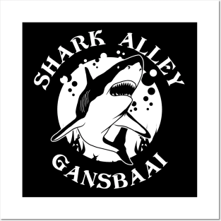 Shark Alley, Gansbaai South Africa | Shark Diving Posters and Art